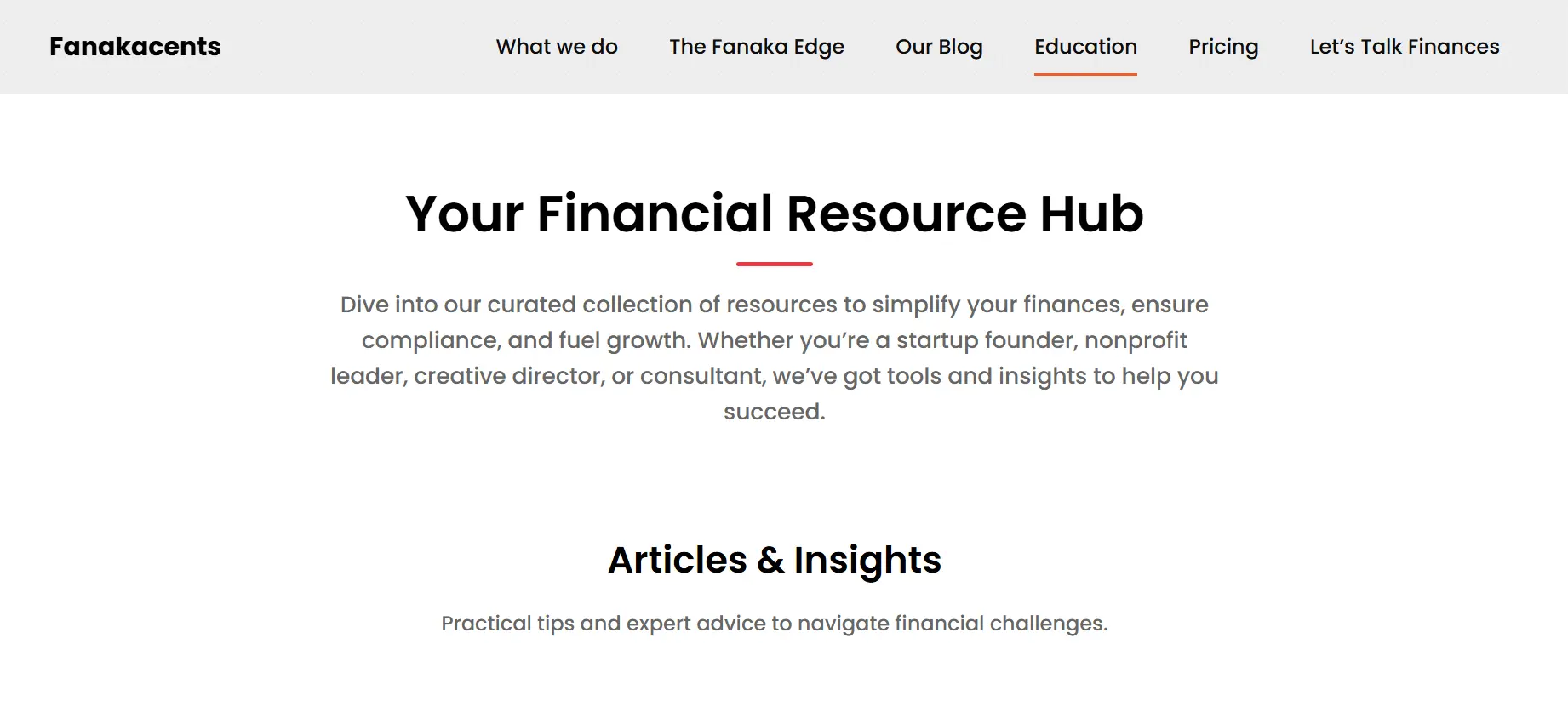 Fanakacents Solutions